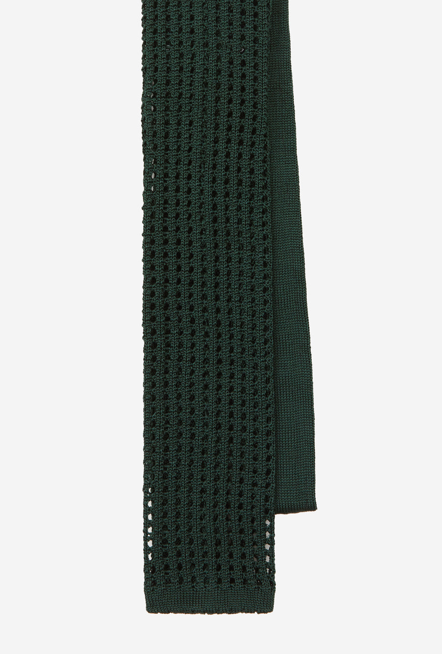 Knit Tie Silk Cypress Green