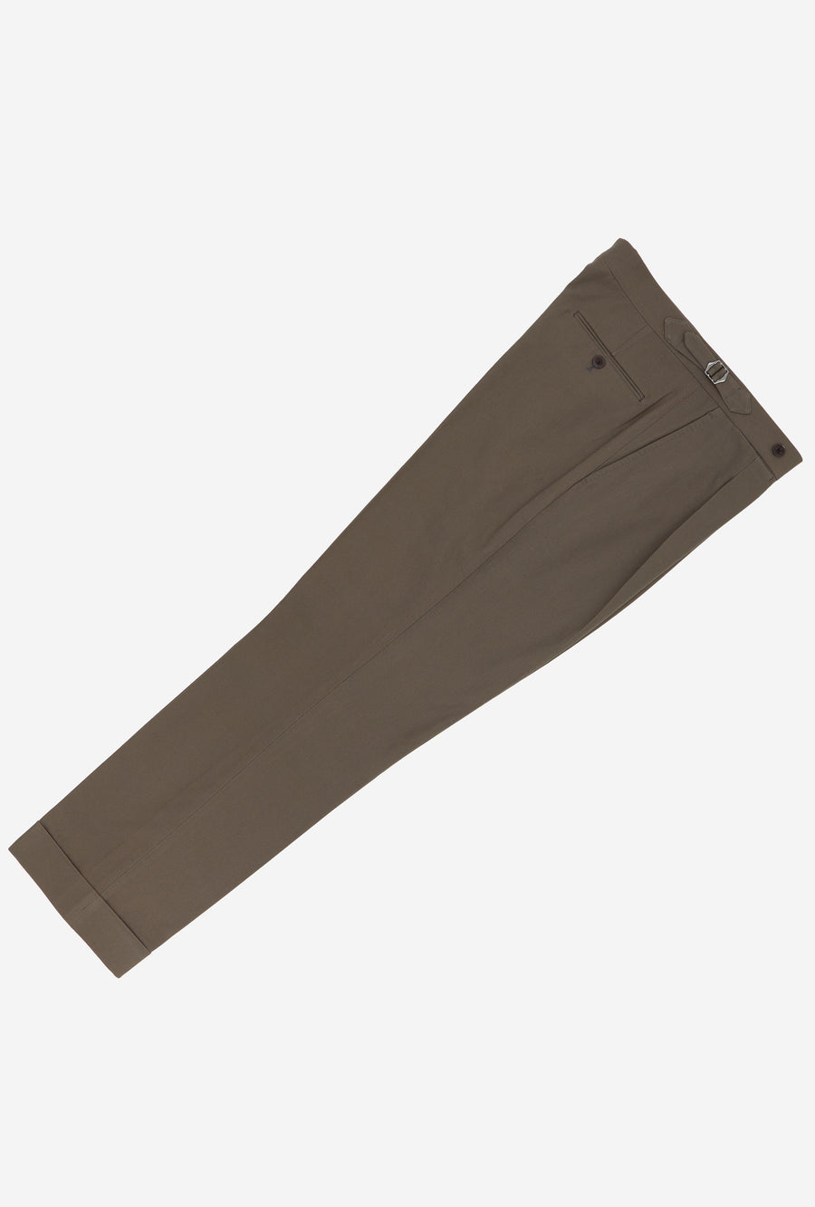Pleated Chino Olive