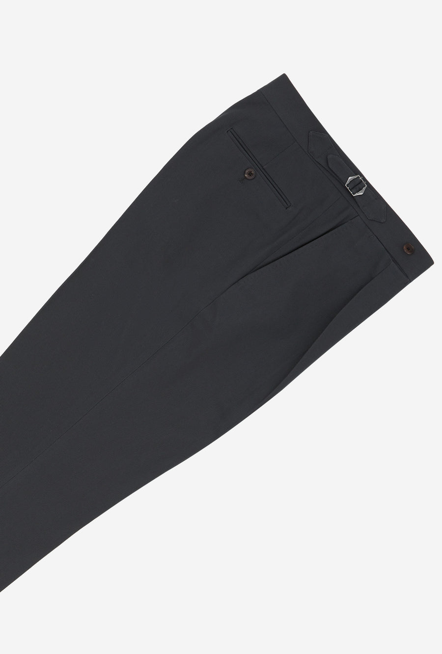 Pleated Chino Petrol