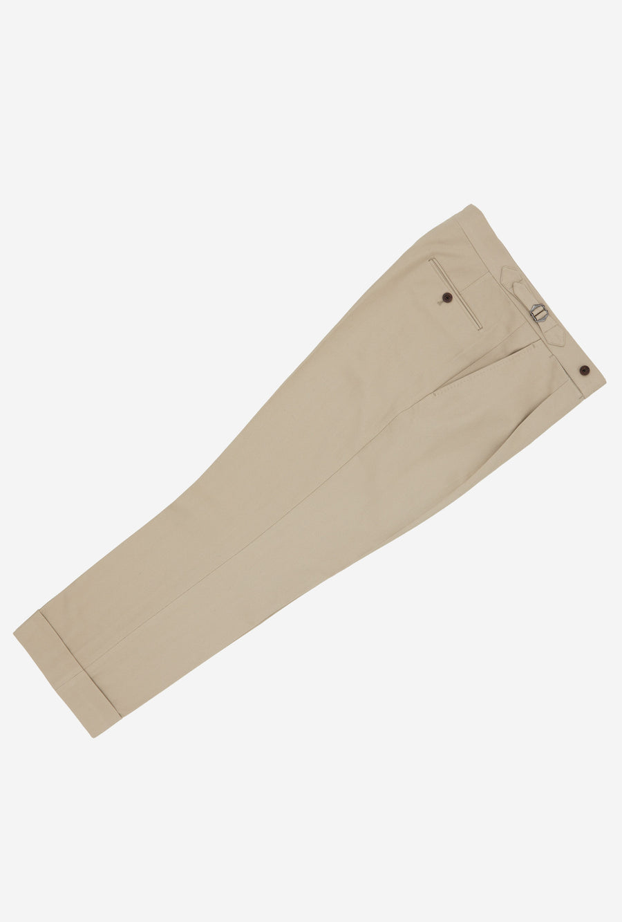 Pleated Chino Sand