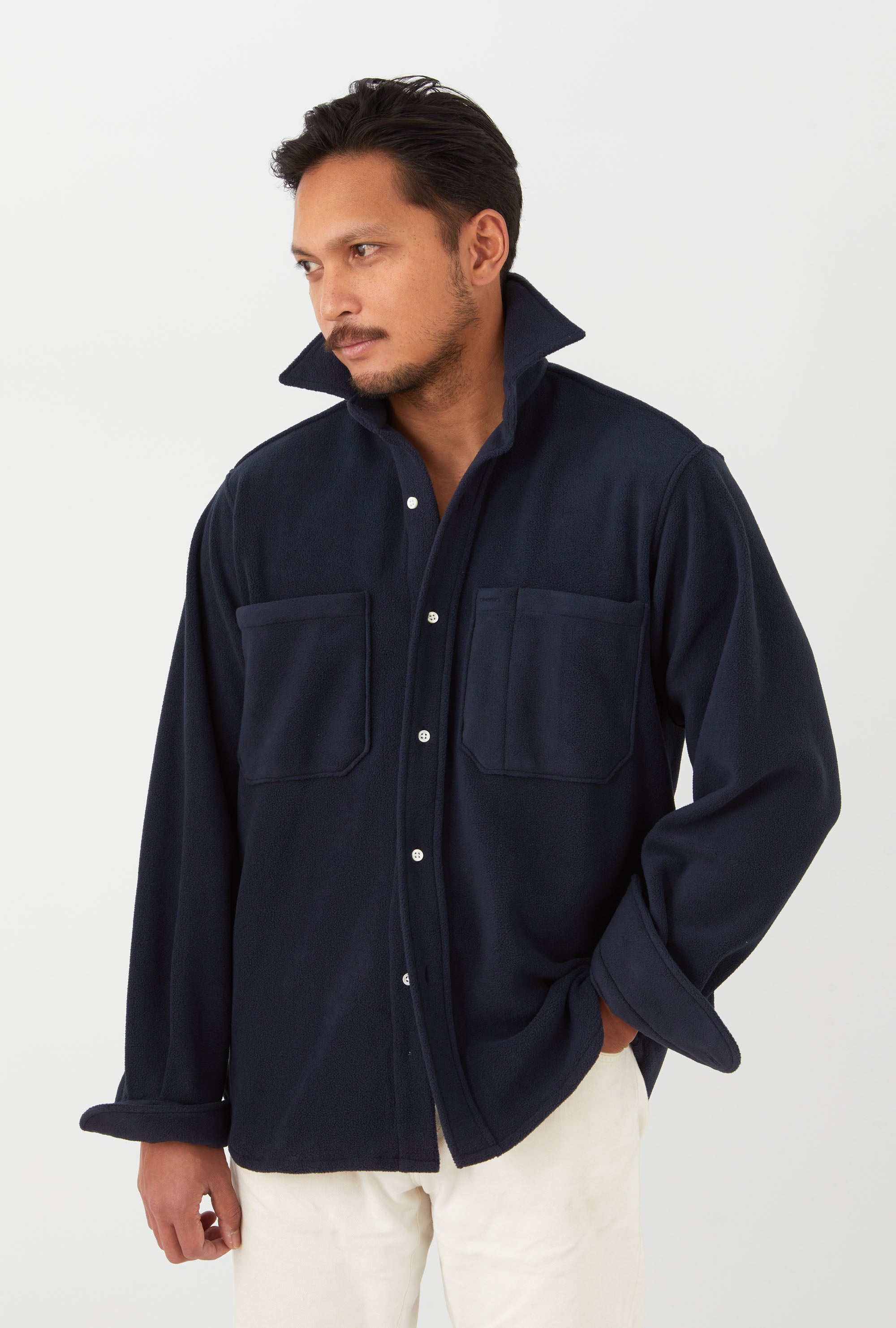 Mechanics Shirt Fleece Navy