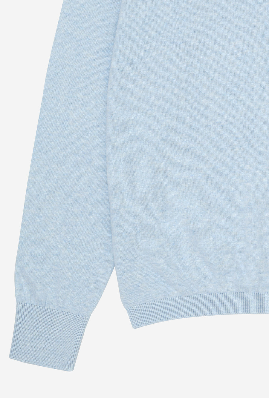 Knitted Polo Cotton Sky Blue