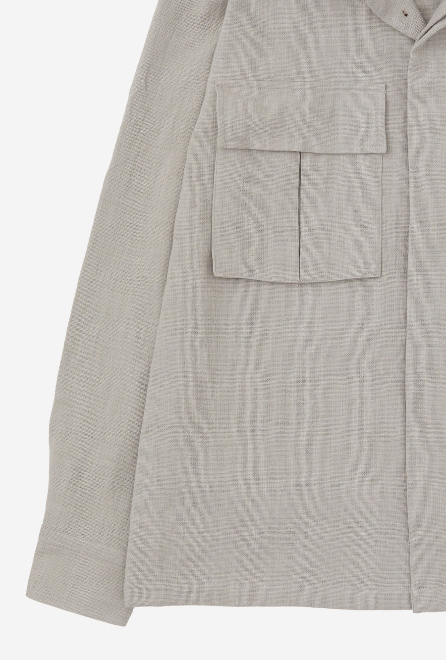 Field Overshirt Mesh Cotton Stone