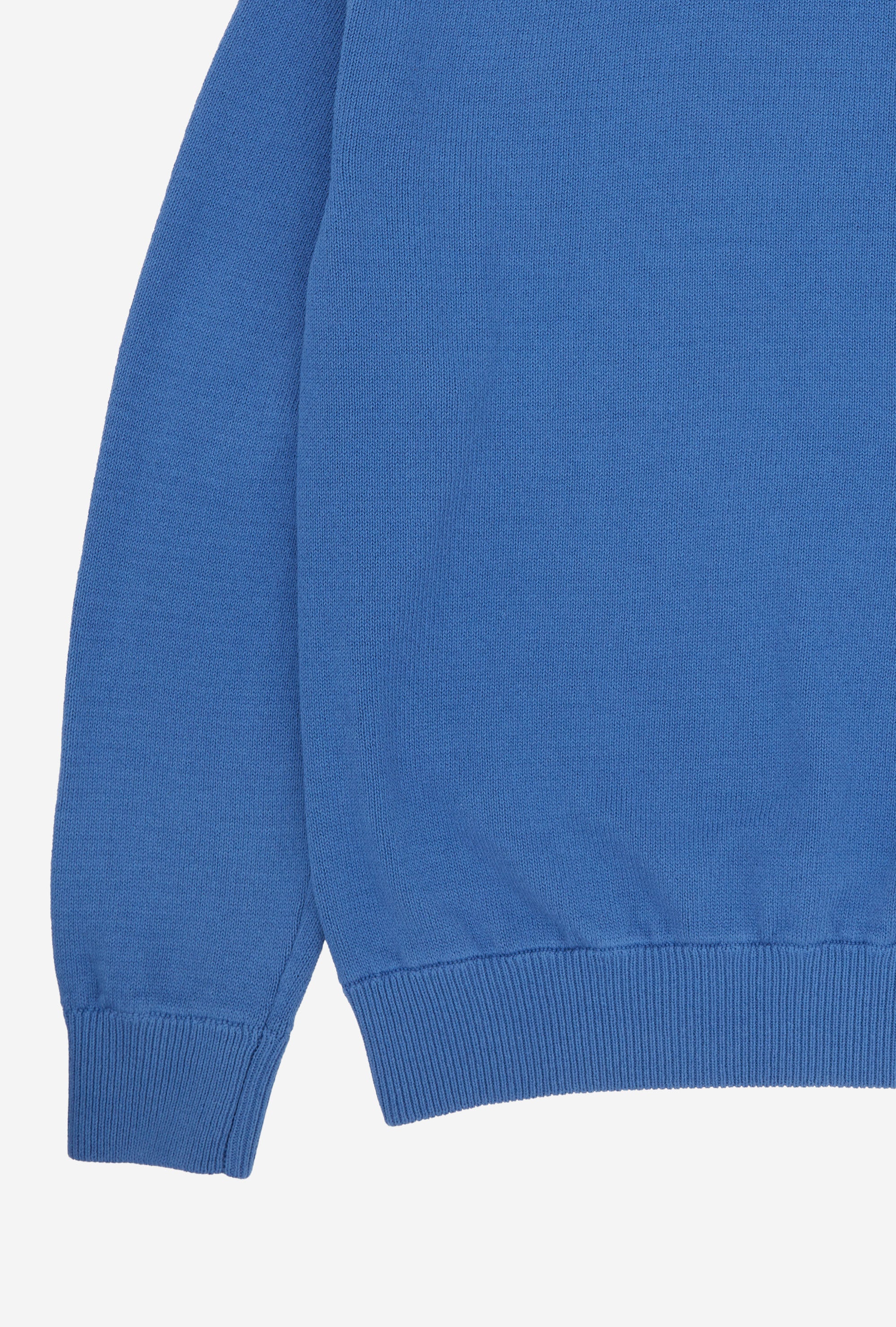 Crewneck Heavy Cotton Cobalt Blue
