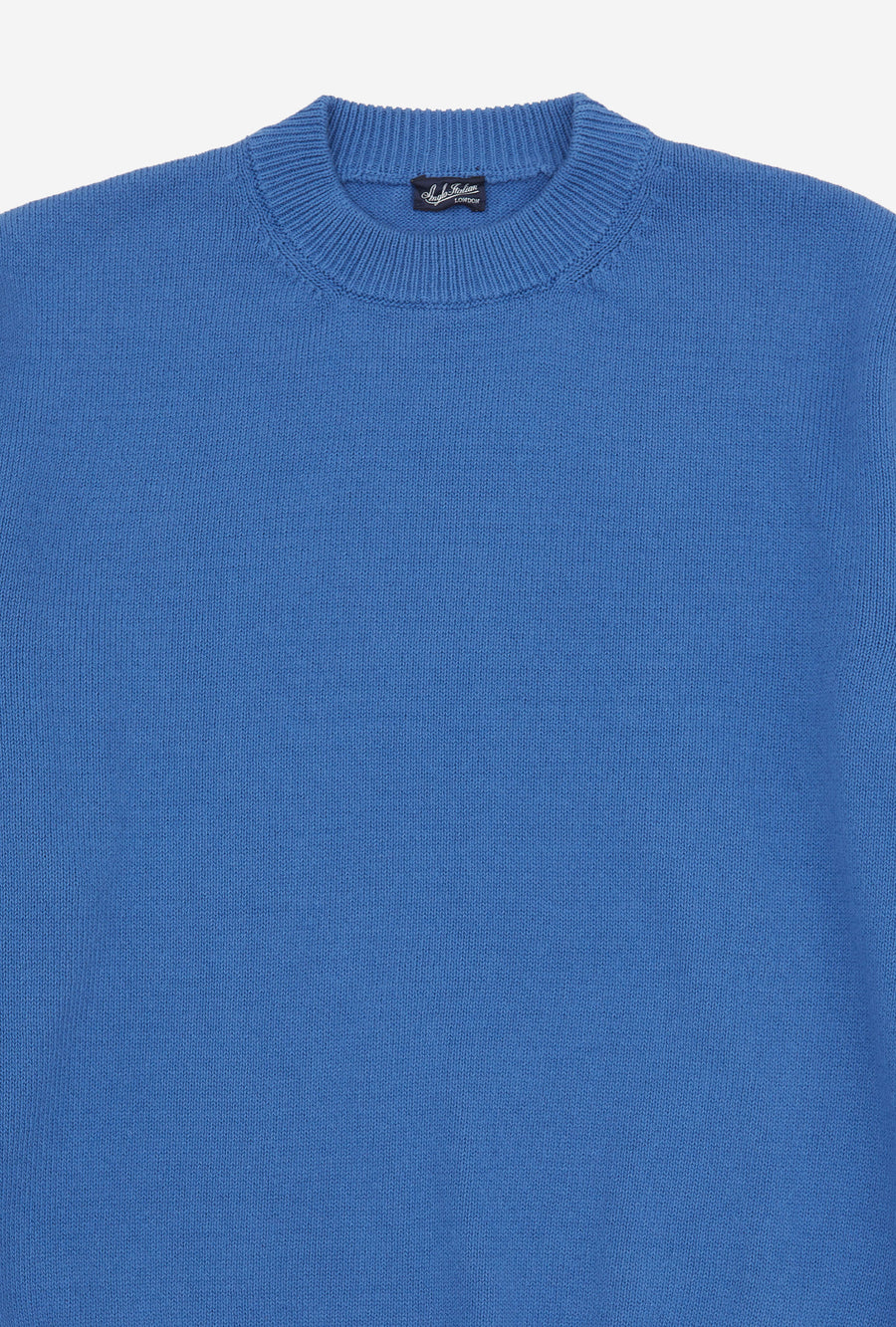 Crewneck Heavy Cotton Cobalt Blue