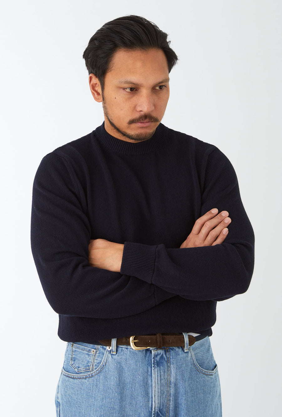 Crewneck Heavy Cotton Navy