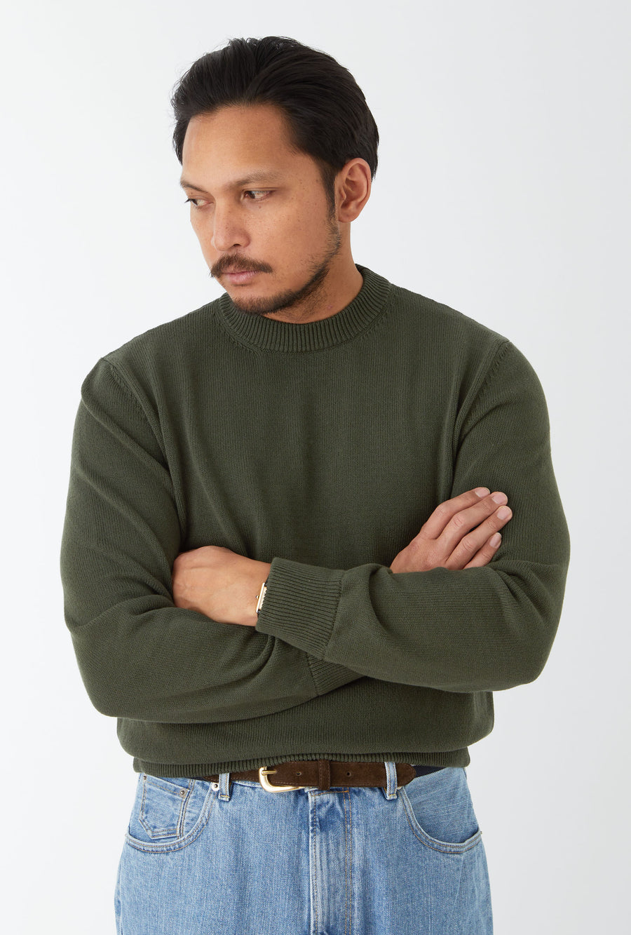 Crewneck Heavy Cotton Ranger Green