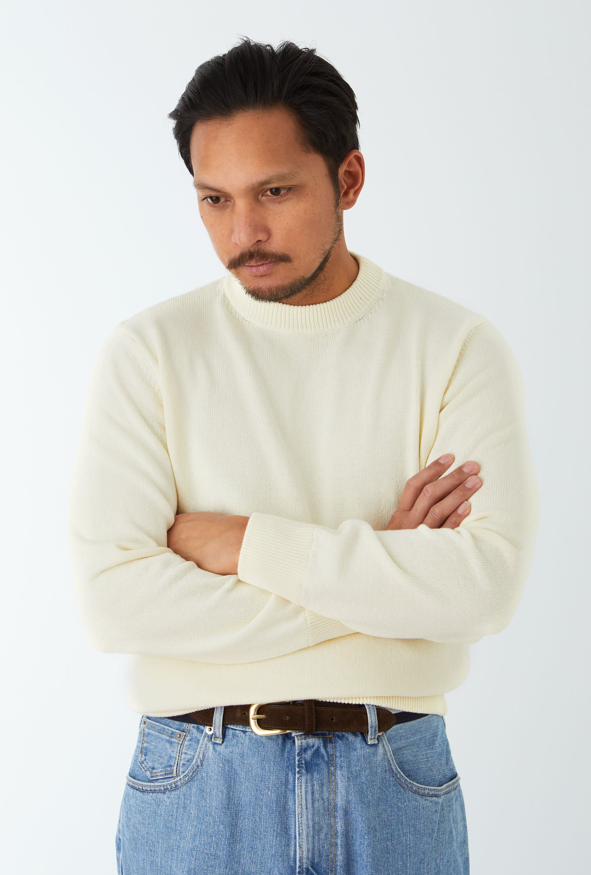 Crewneck Heavy Cotton Cream