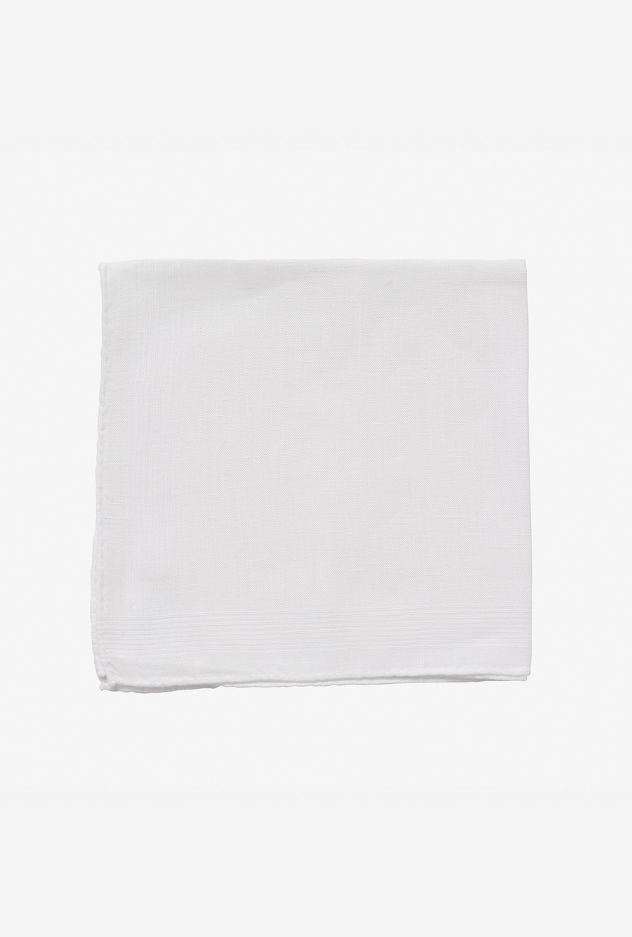 Pocket Square Linen White