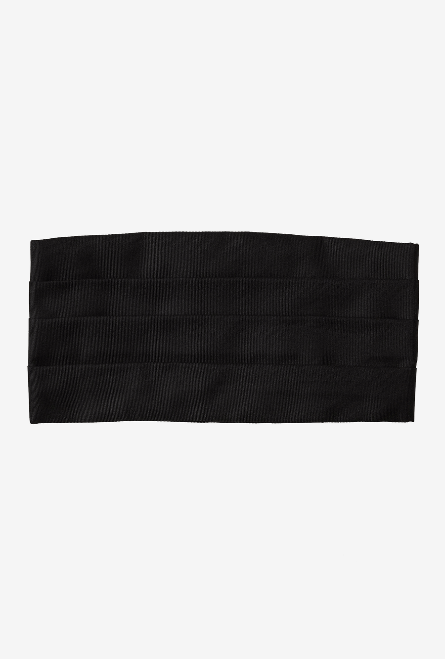 Cummerbund Black Faille Silk