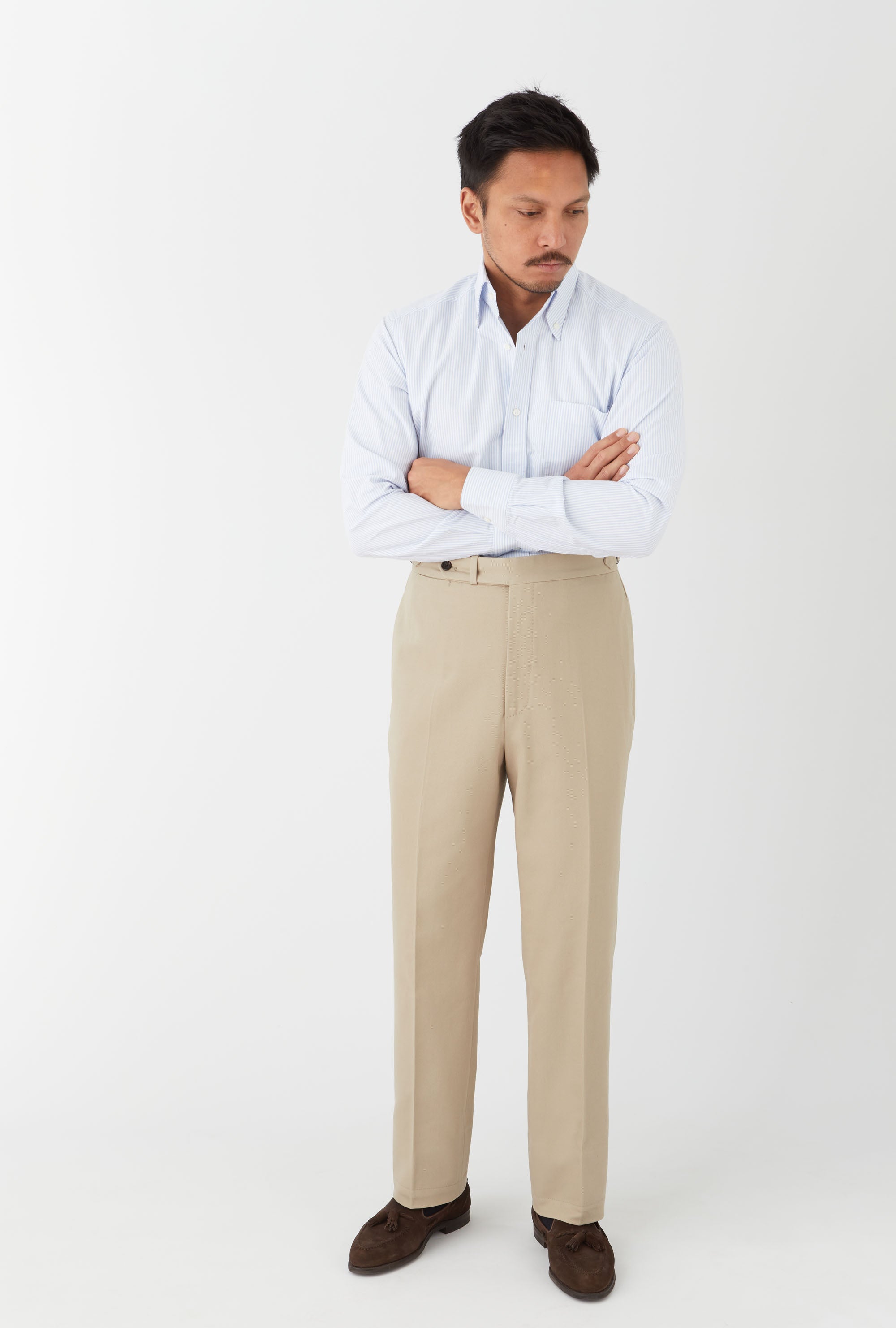 Flat Front Chino Sand