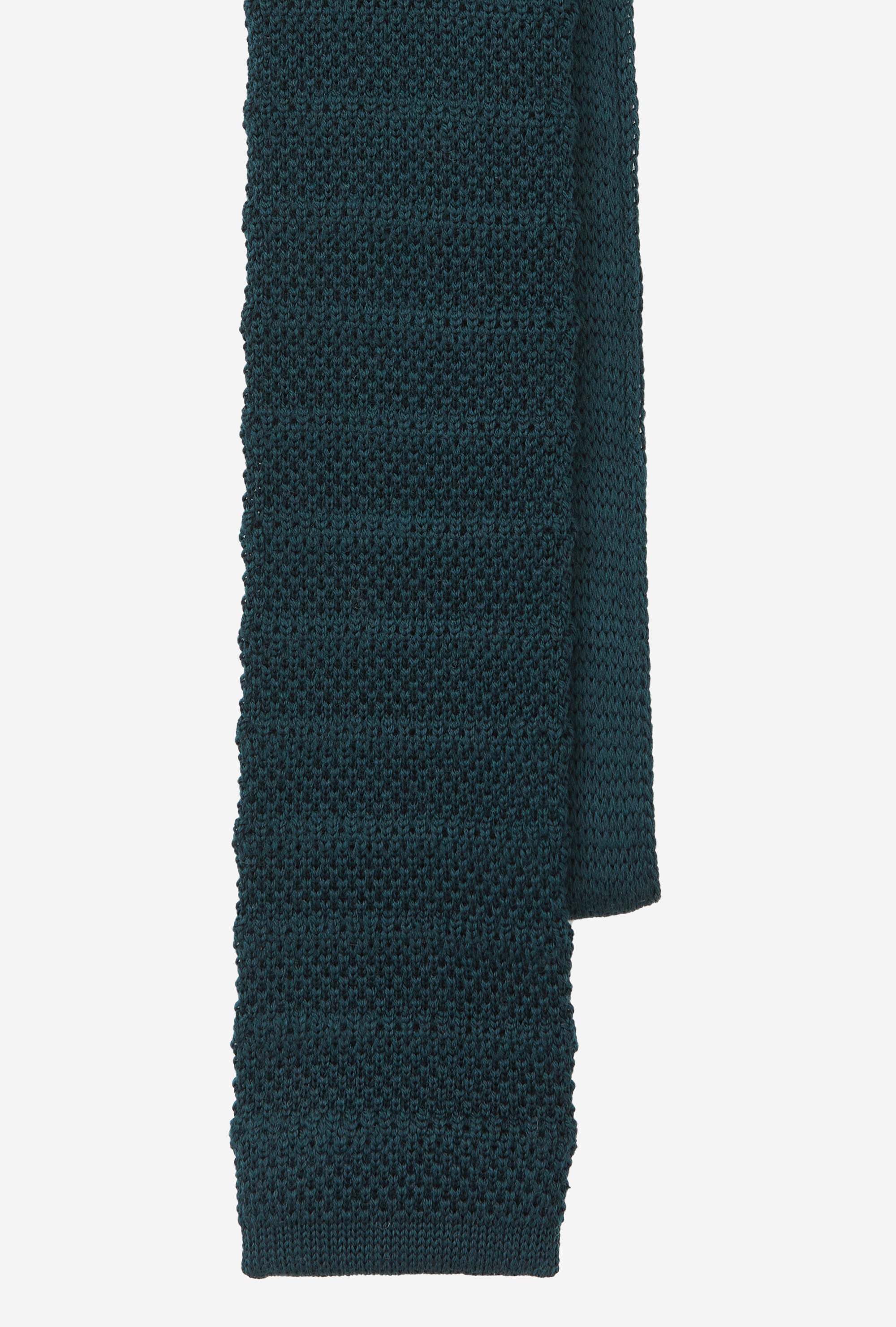 Knit Tie Wool Stripe Pine