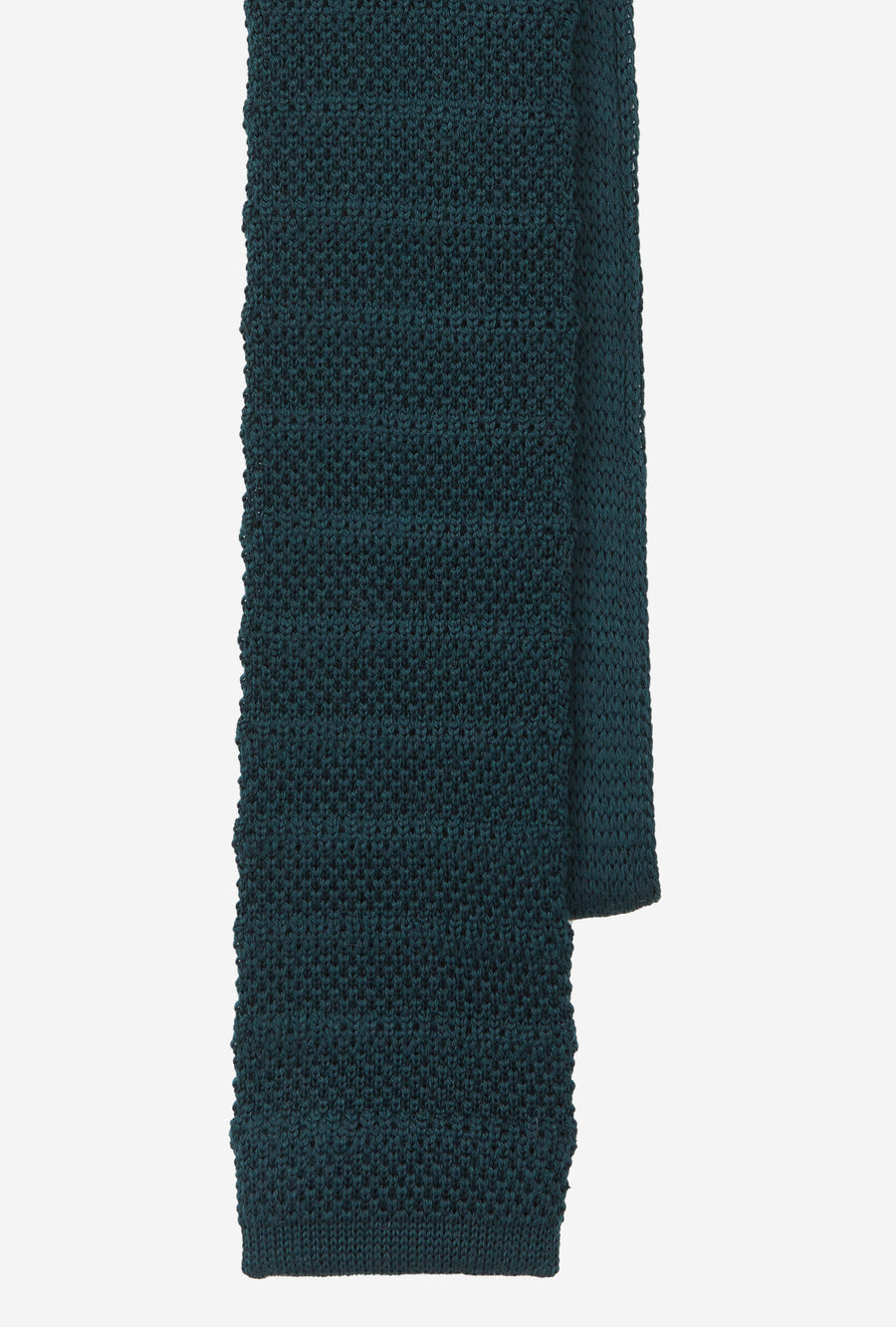 Knit Tie Wool Stripe Pine