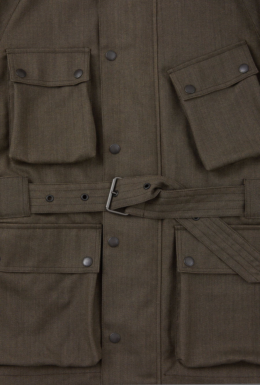 Moto Jacket Oiled Cavalry Twill Taupe