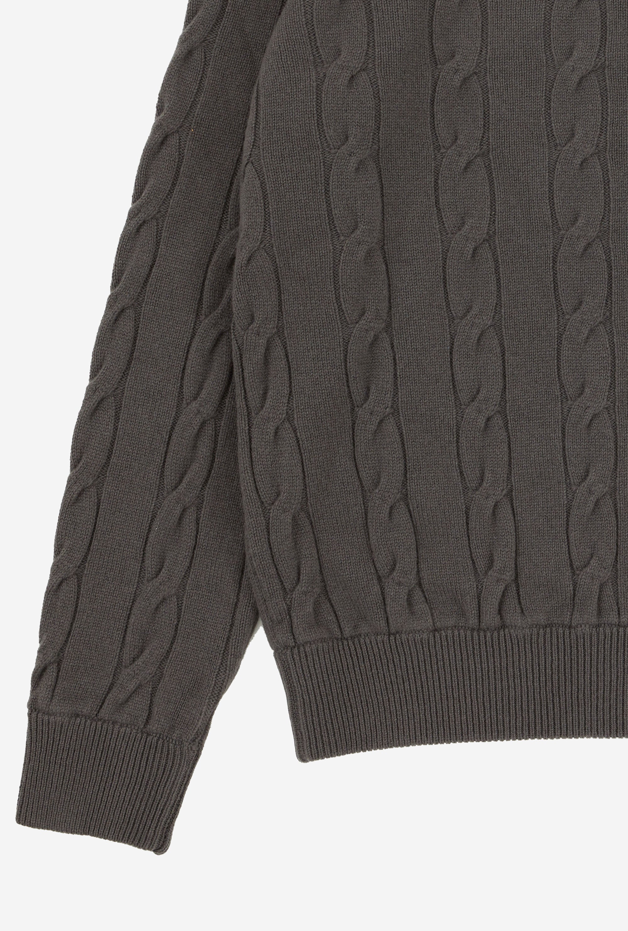 Cableknit Wool-Cashmere Putty