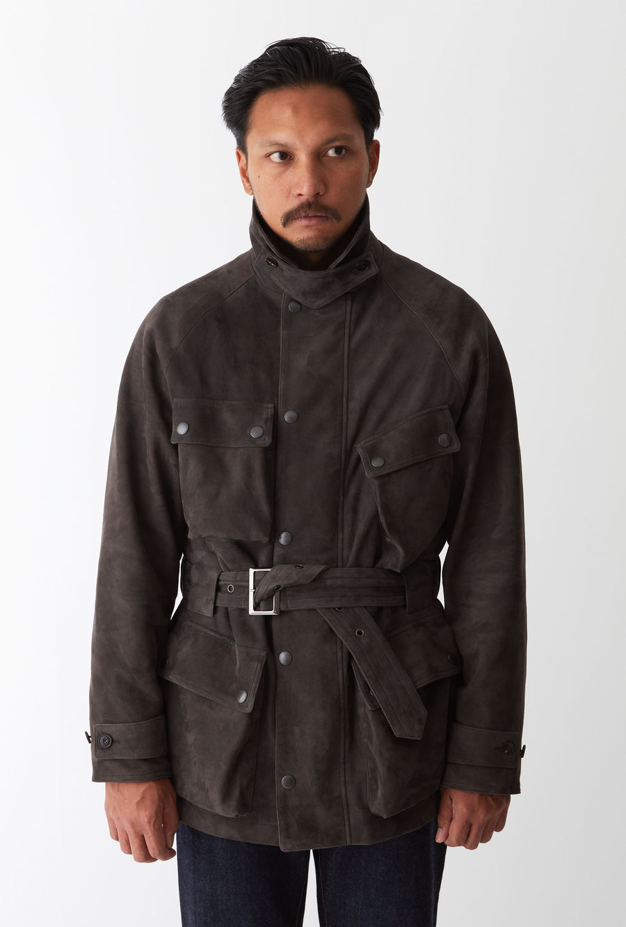 Moto Jacket Morel Suede