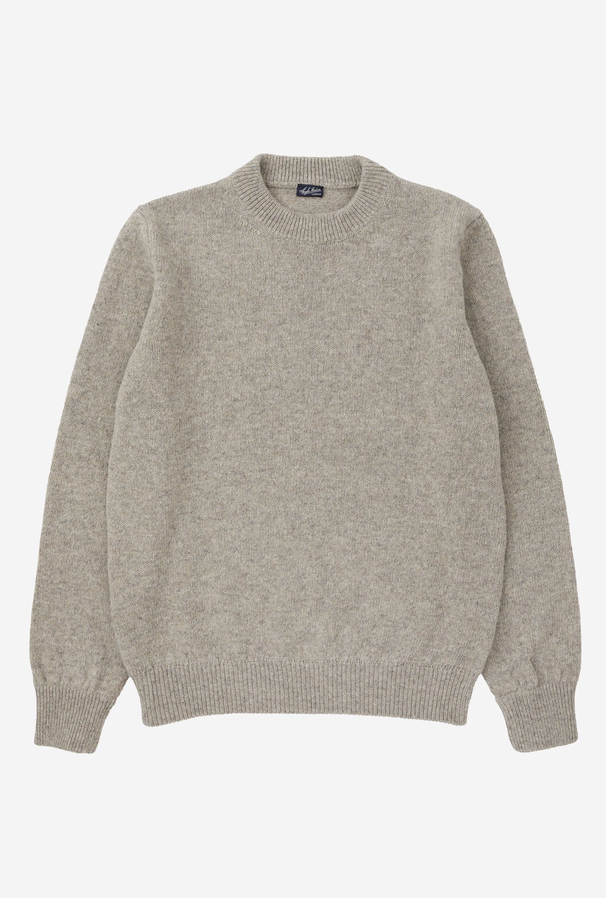 Crewneck Shetland Oat Melange