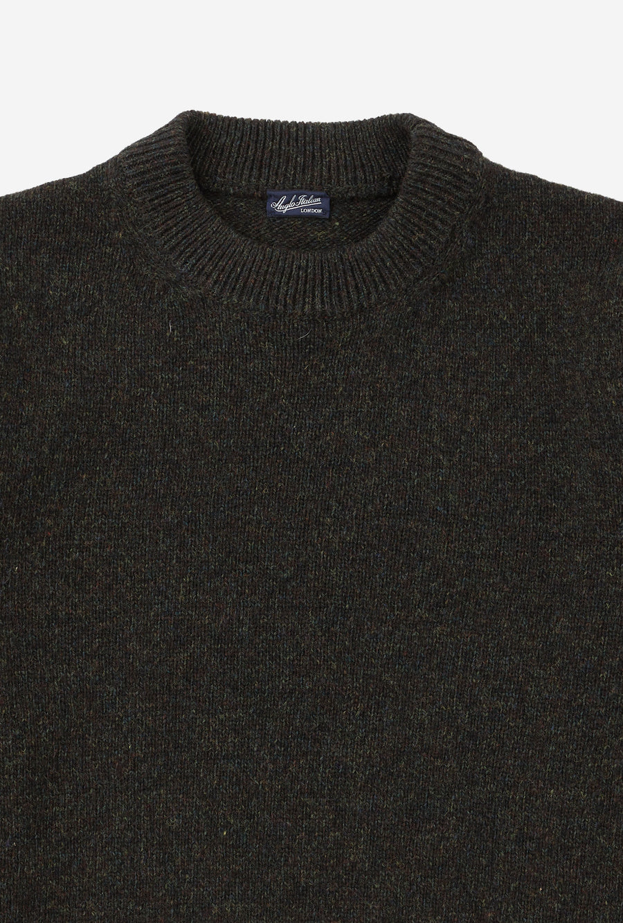 Crewneck Shetland Forest Melange