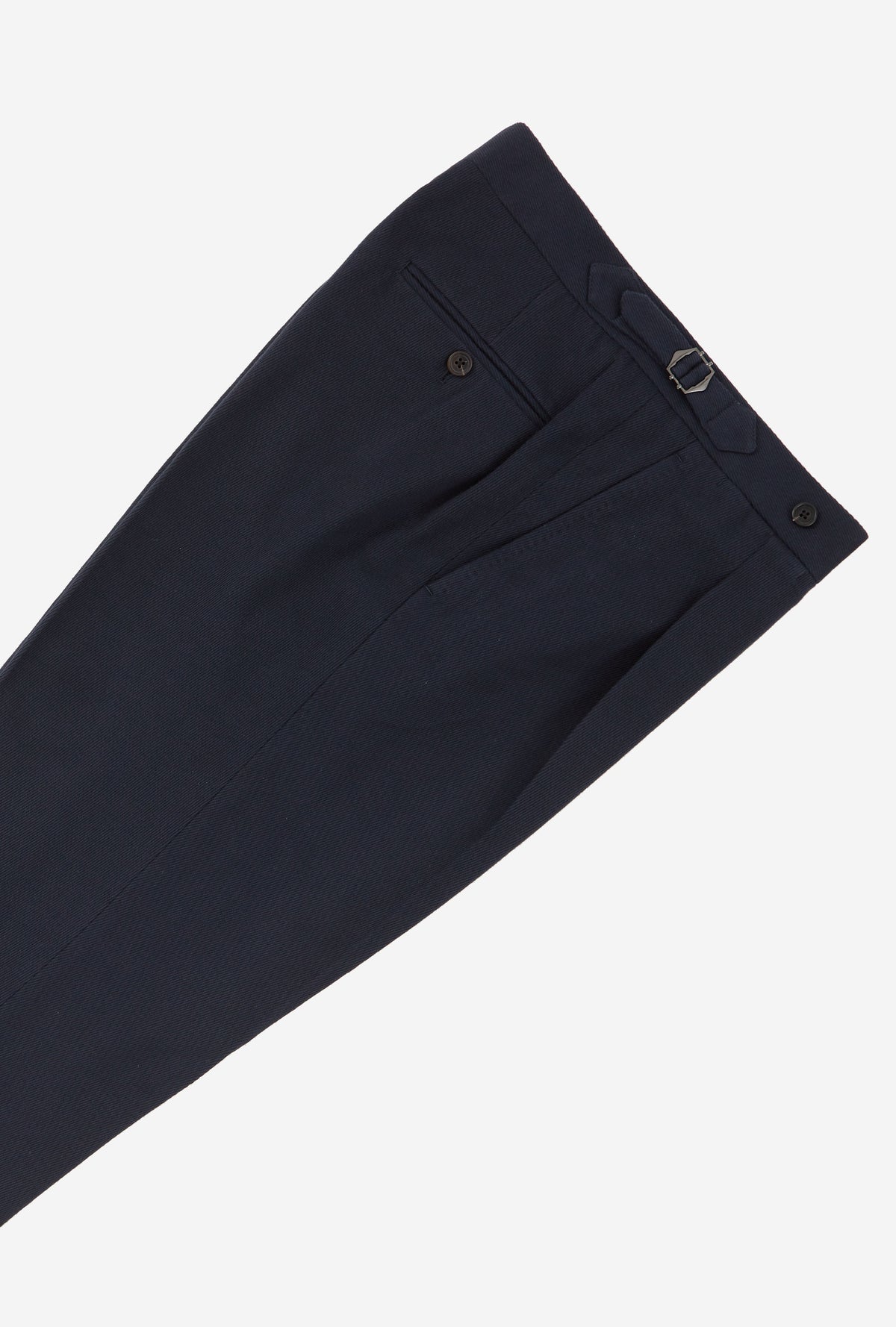 Tailored Trouser Cotton-Cashmere Drill Navy