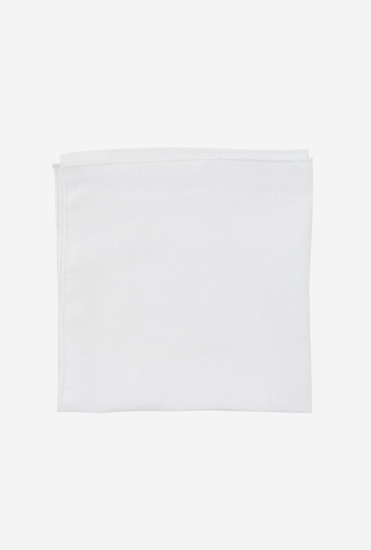 Pocket Square Linen White