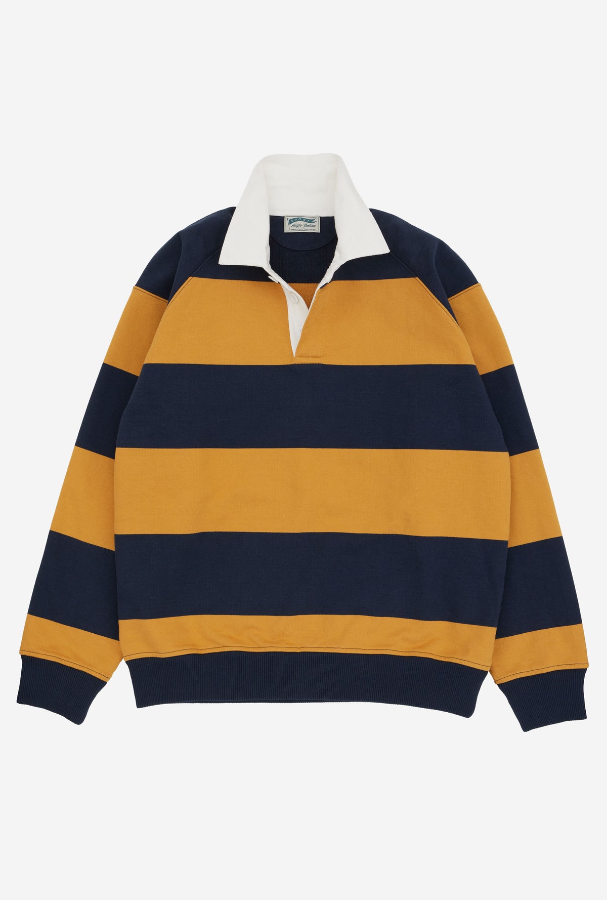 Rugby Shirt Navy Sunflower Stripe