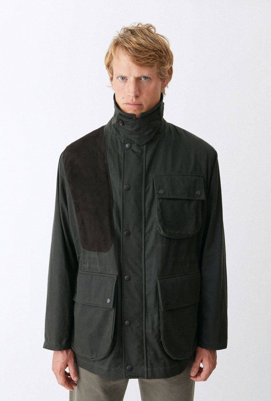 Recoil Jacket Waxed Cotton Hunter Green