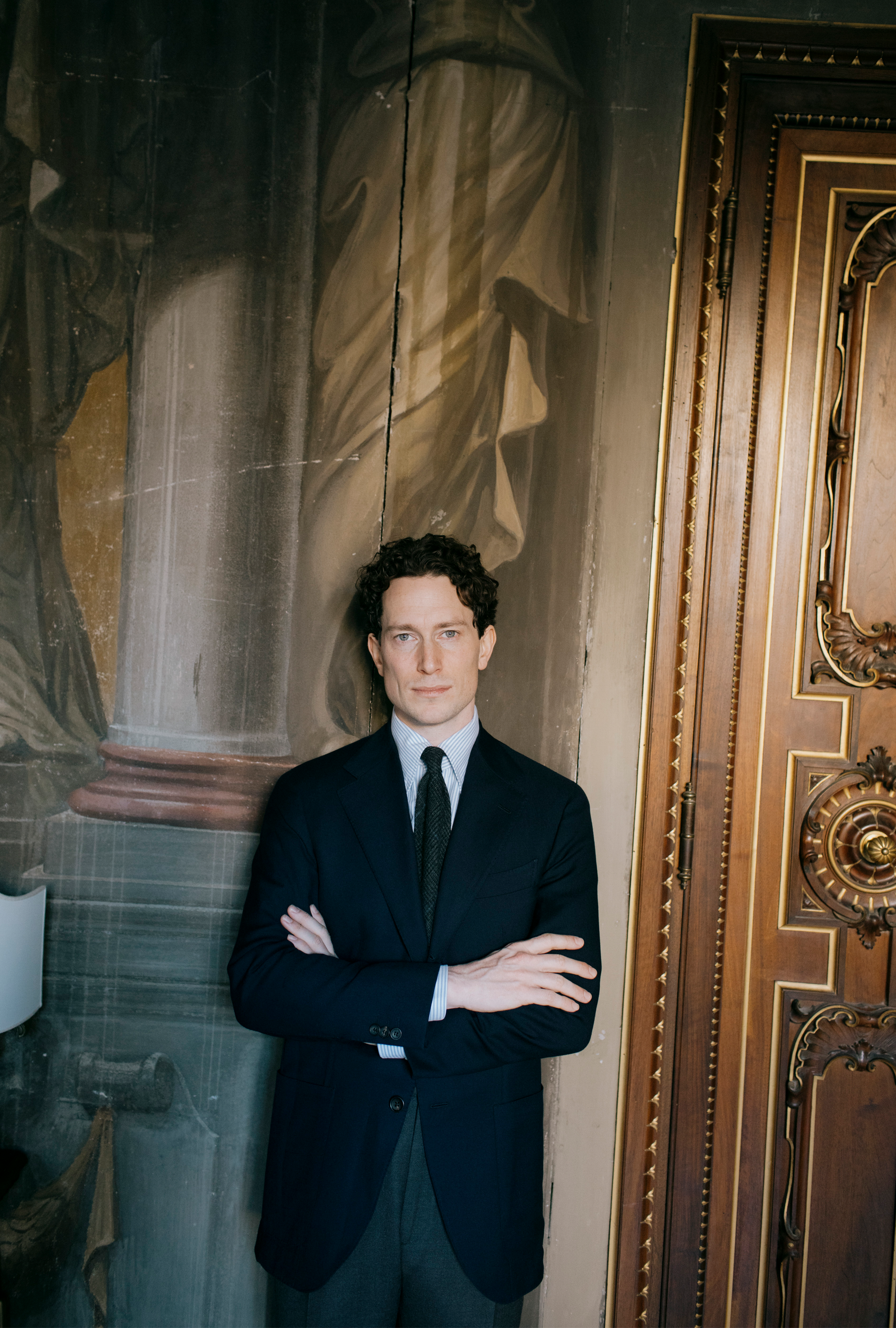 Sport Jacket Wool House Hopsack Navy