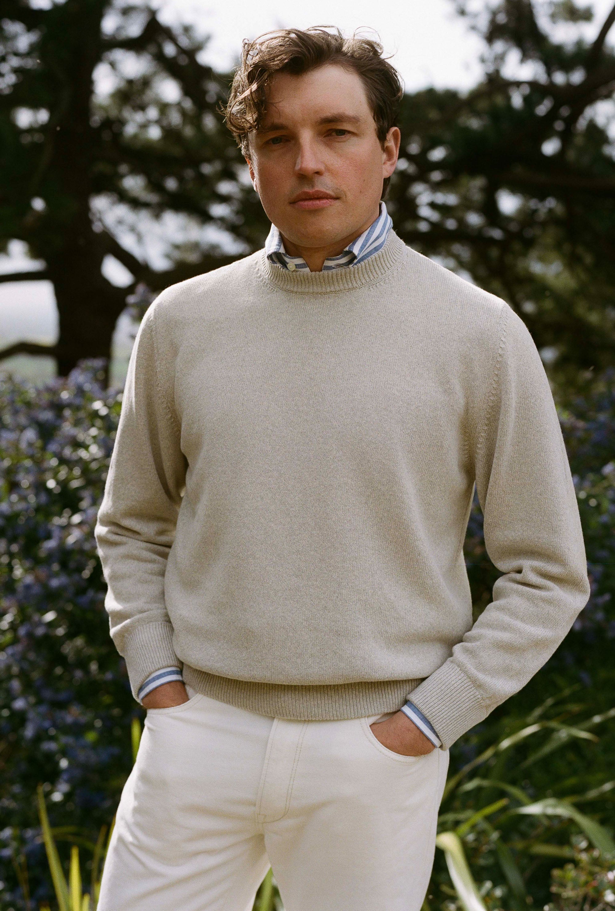 Crewneck Heavy Cotton Stone